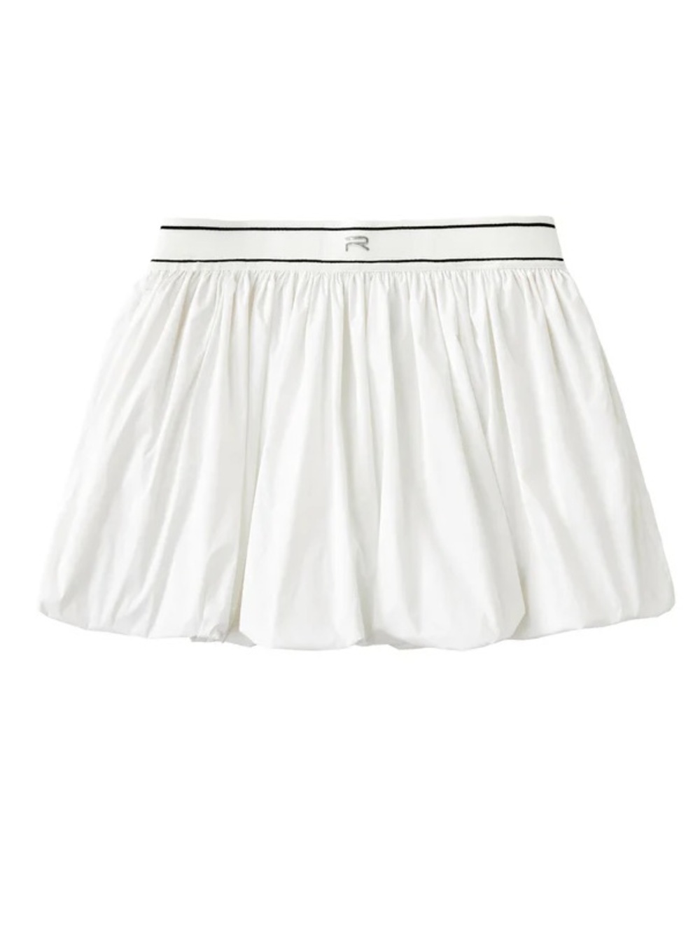 NWT Ramsports Court Flow Bubble Skirt white sz M